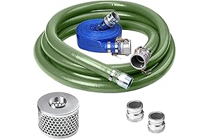 2 Inch Discharge Suction Hose Pump Kit with Camlock Couplings and Fittings