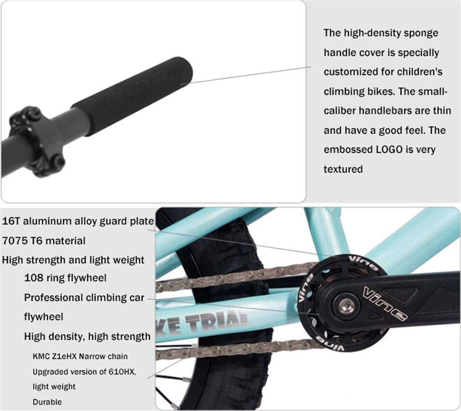 Amazon | BMX ファットバイク トライアル自転車 16インチ 自転車