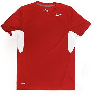 Amazon.com: Nike Vapor Rojo/Blanco Dri-fit playera de manga corta – Tamaño  Mediano : Ropa, Zapatos y Joyería