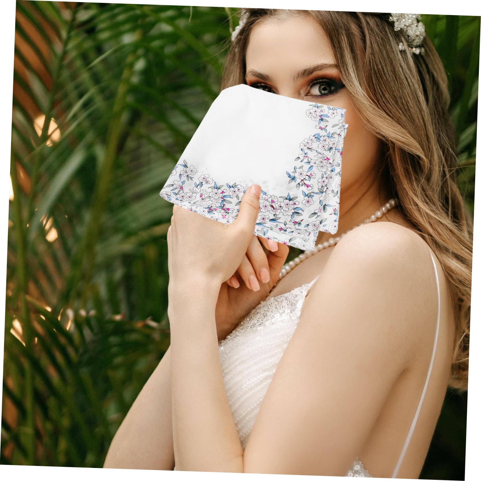 LIFKOME 12stücke Baumwoll-handtaschentücher Für Damen Im Vintage-blumenstil Hochwertige Japanische Handkerchiefs Für Hochzeiten Und Besondere Anlässe