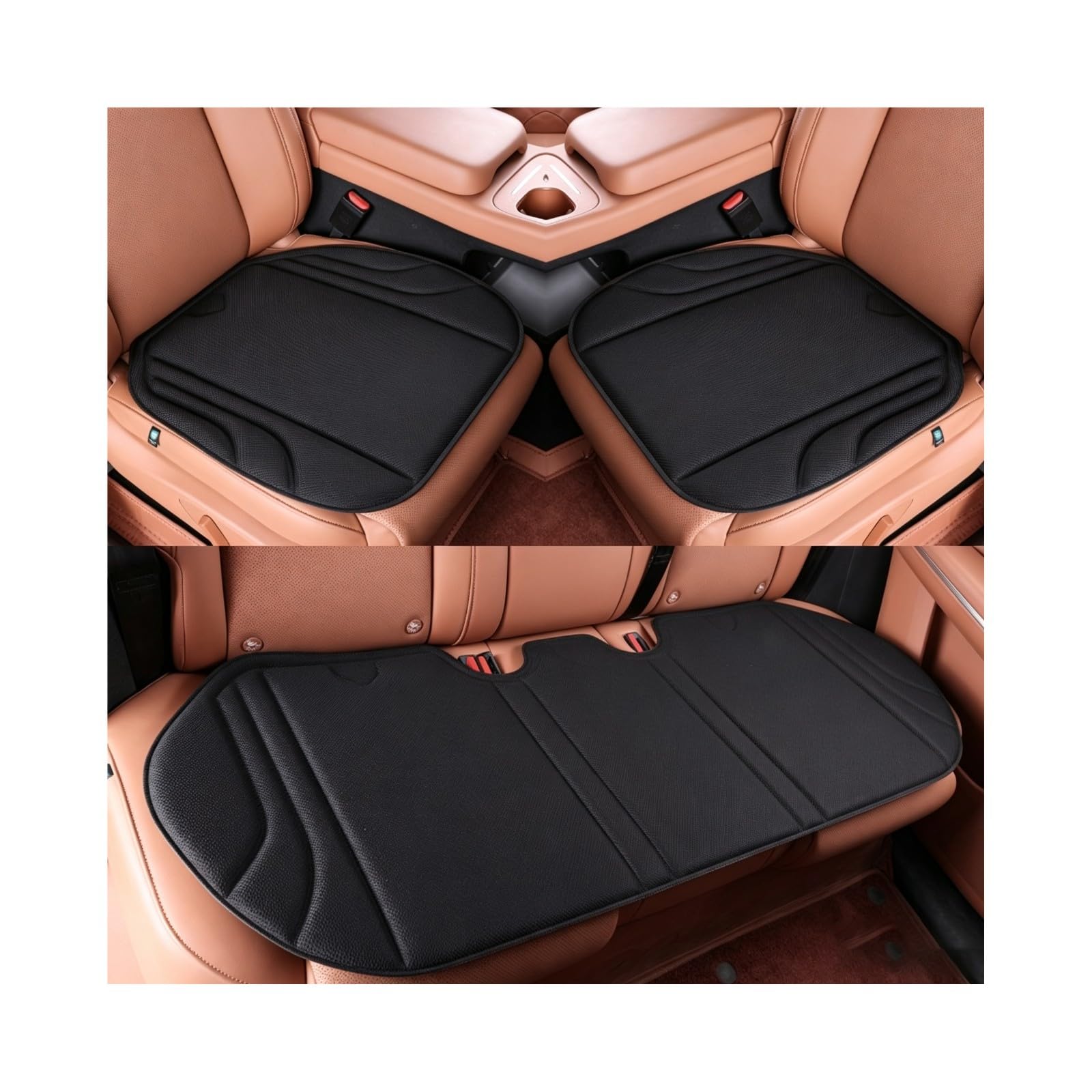 cuscini per sedile auto per Chevrol𝘦t Cruze Saloon(2012-) | Set di 3 Tessuto traspirante, base antiscivolo, previene caldo opprimente e sudorazione dopo lunghe sedute