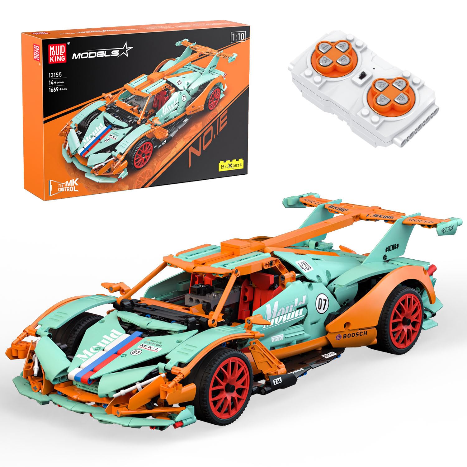 Mold King 10029 Technische Auto Speelgoed De MOC Firebird Bouwsteen