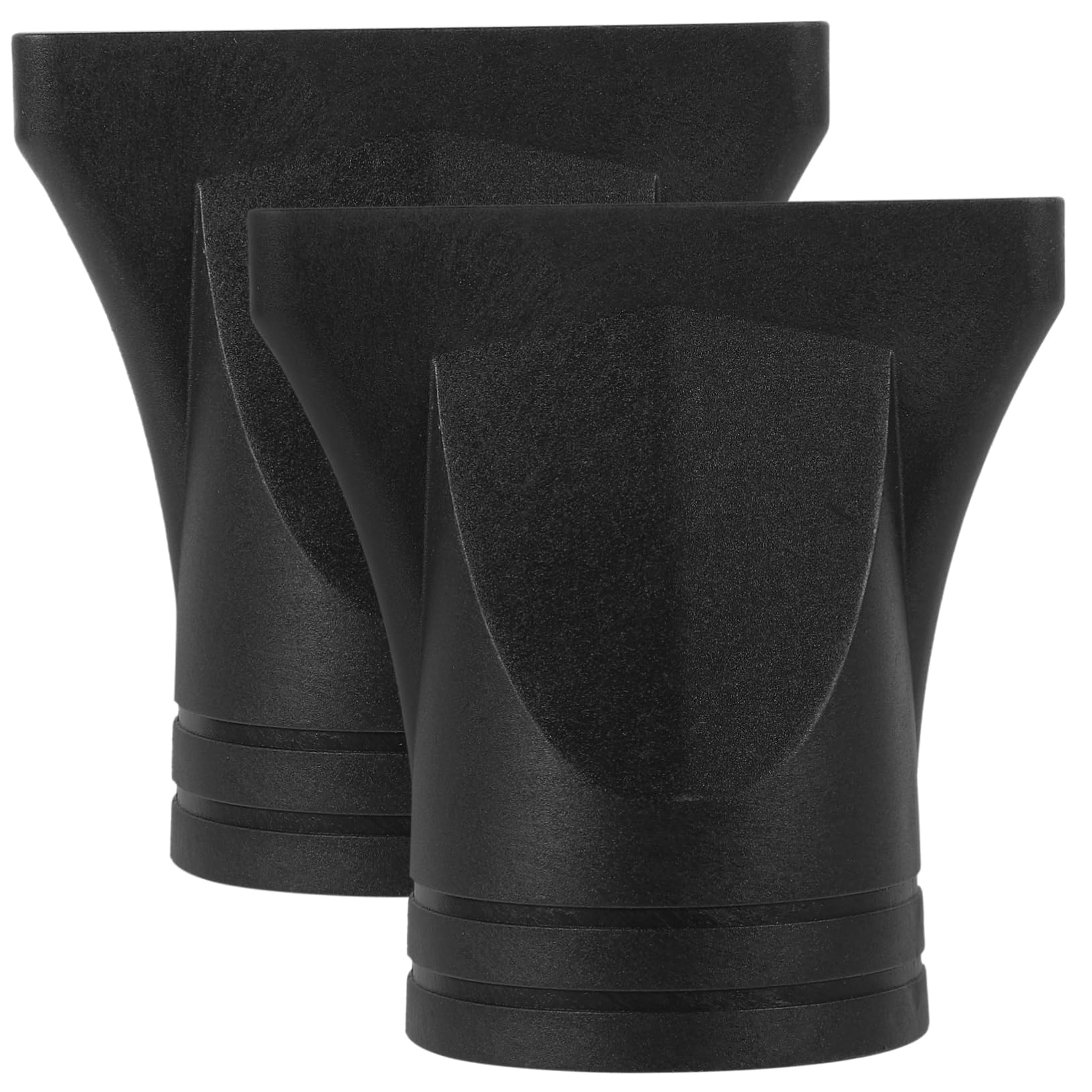 Boquilla difusora universal para secador de pelo, accesorio de nailon negro para un mejor estilo y control del encrespamiento, se adapta a secadores de pelo de 1.57 a 1.89 pulgadas