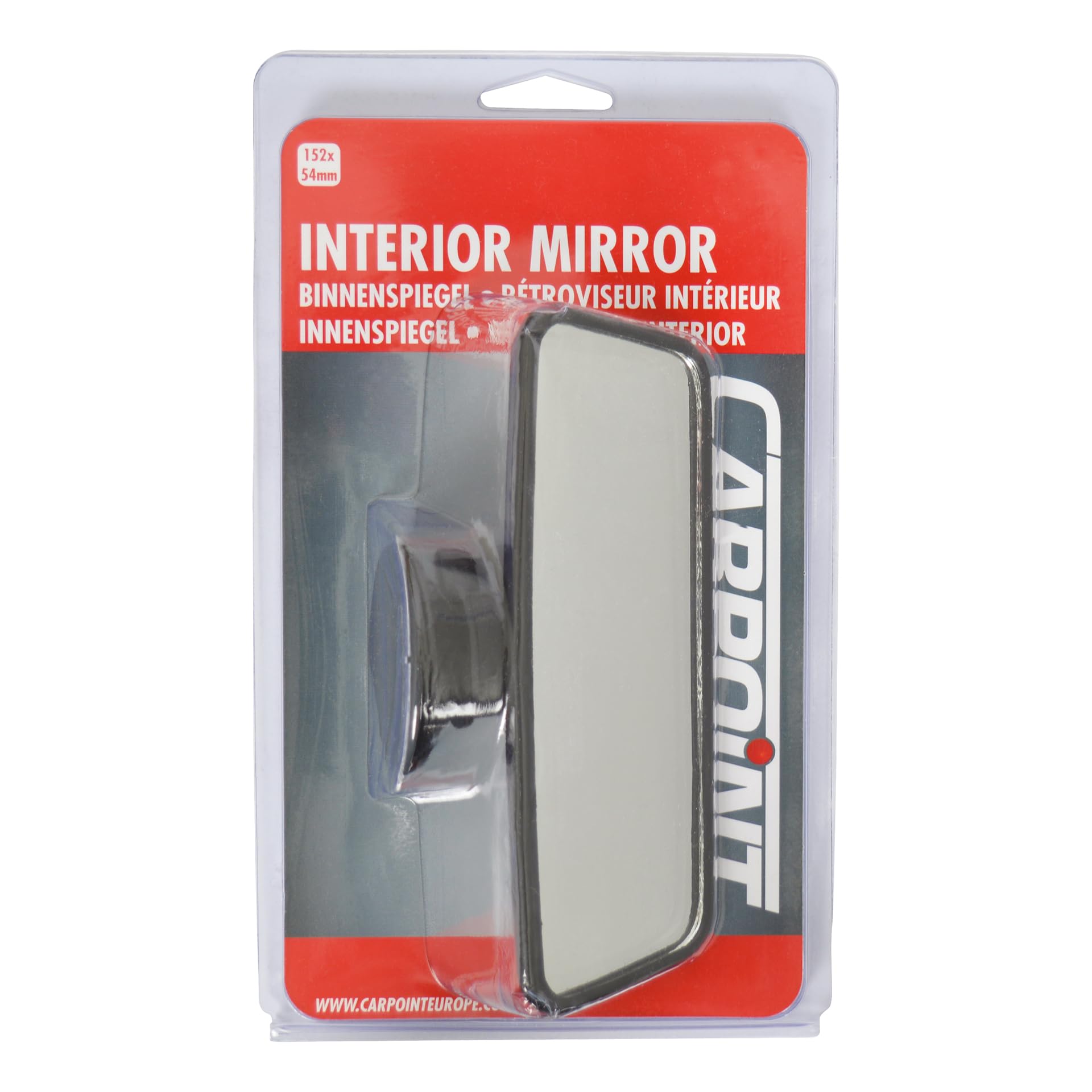 CARPOINT 2433901 Lusterko wewnętrzne czarny