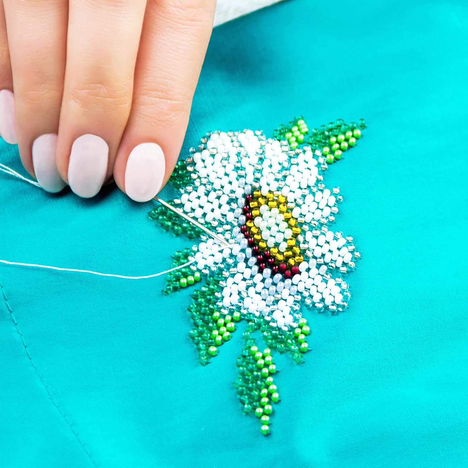 DOITOOL 120pcs Blind Needle for Sewing and Crafting Projects Eye Embroidery Stitching Needle Quality Material Easy to Use