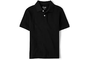 The Children's Place Boys' Uniform Short Sleeve Pique Polo: Your Go-To for...