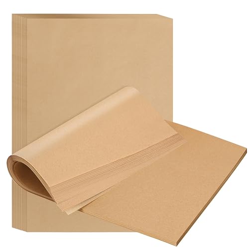 BYKITCHEN 9 x 13 Inch Unbleached Parchment Paper Sheets