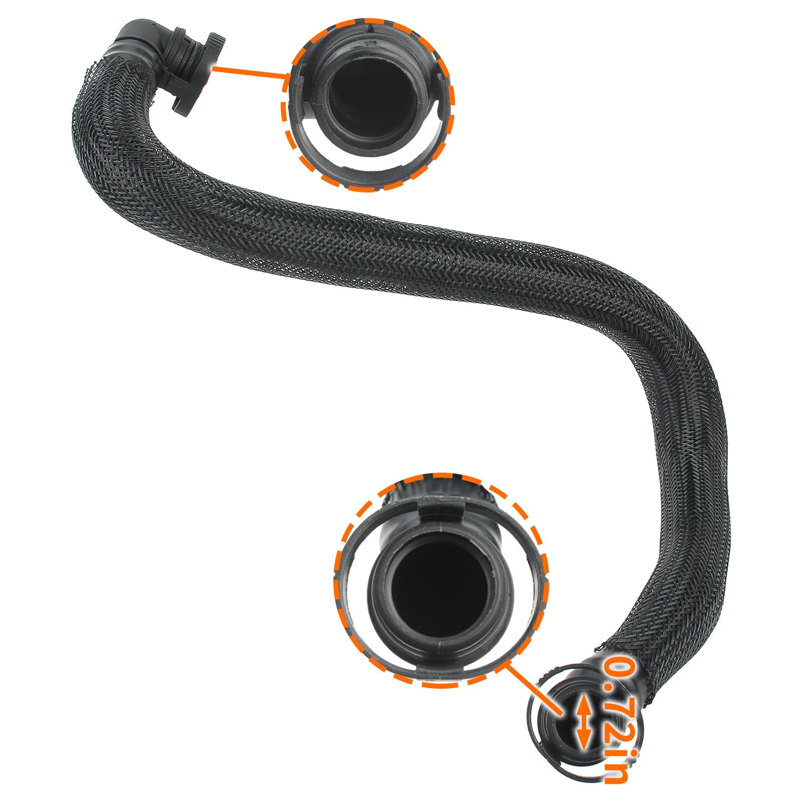 Amazon.com: GoaMotors Crankcase Vent Hose 11157605186 for Cooper