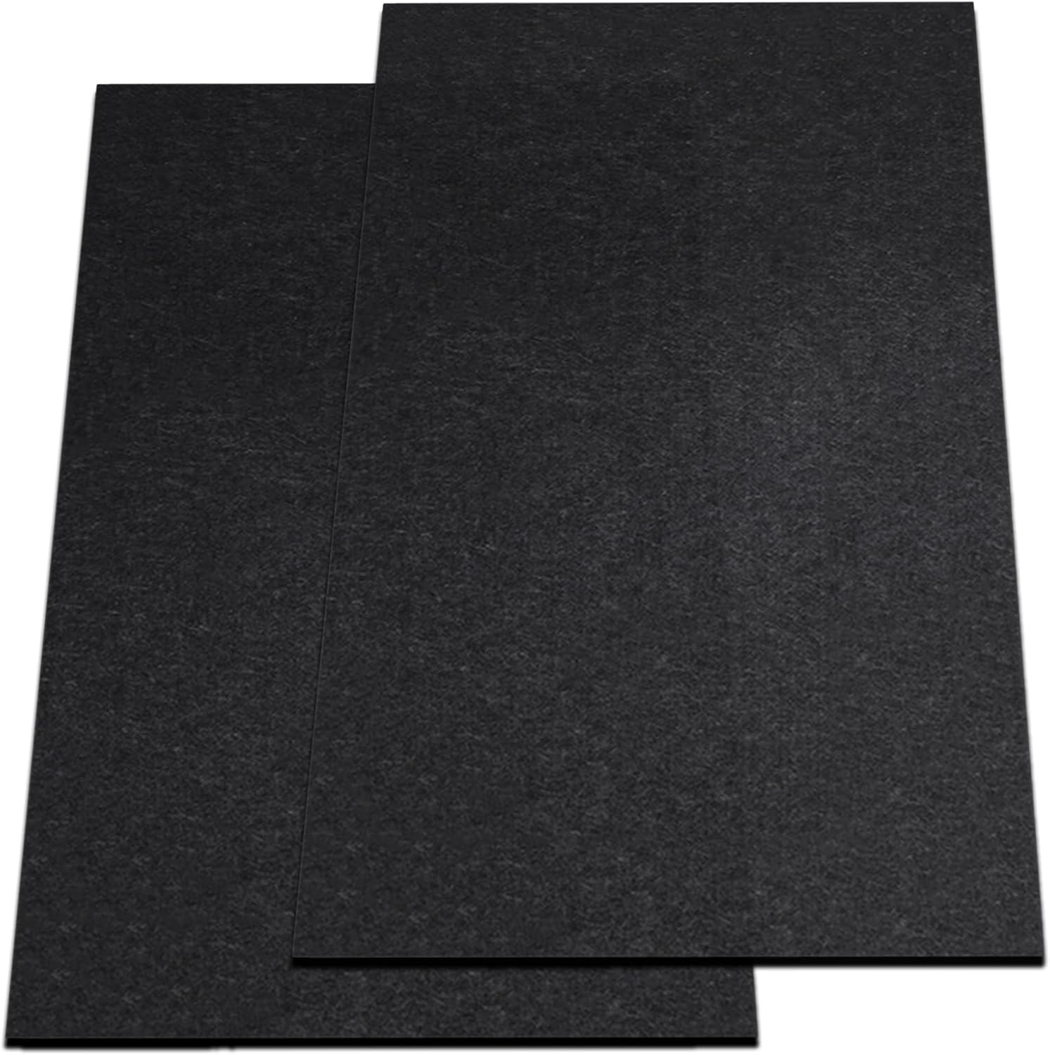 2 Pack Garage Floor Mat, 60 x 36 Inch Oil Spill Mat for Under Car Driveway Mats with Waterproof Backing, Black Reusable Rubber Mat Garage Mat for Protecting Surfaces