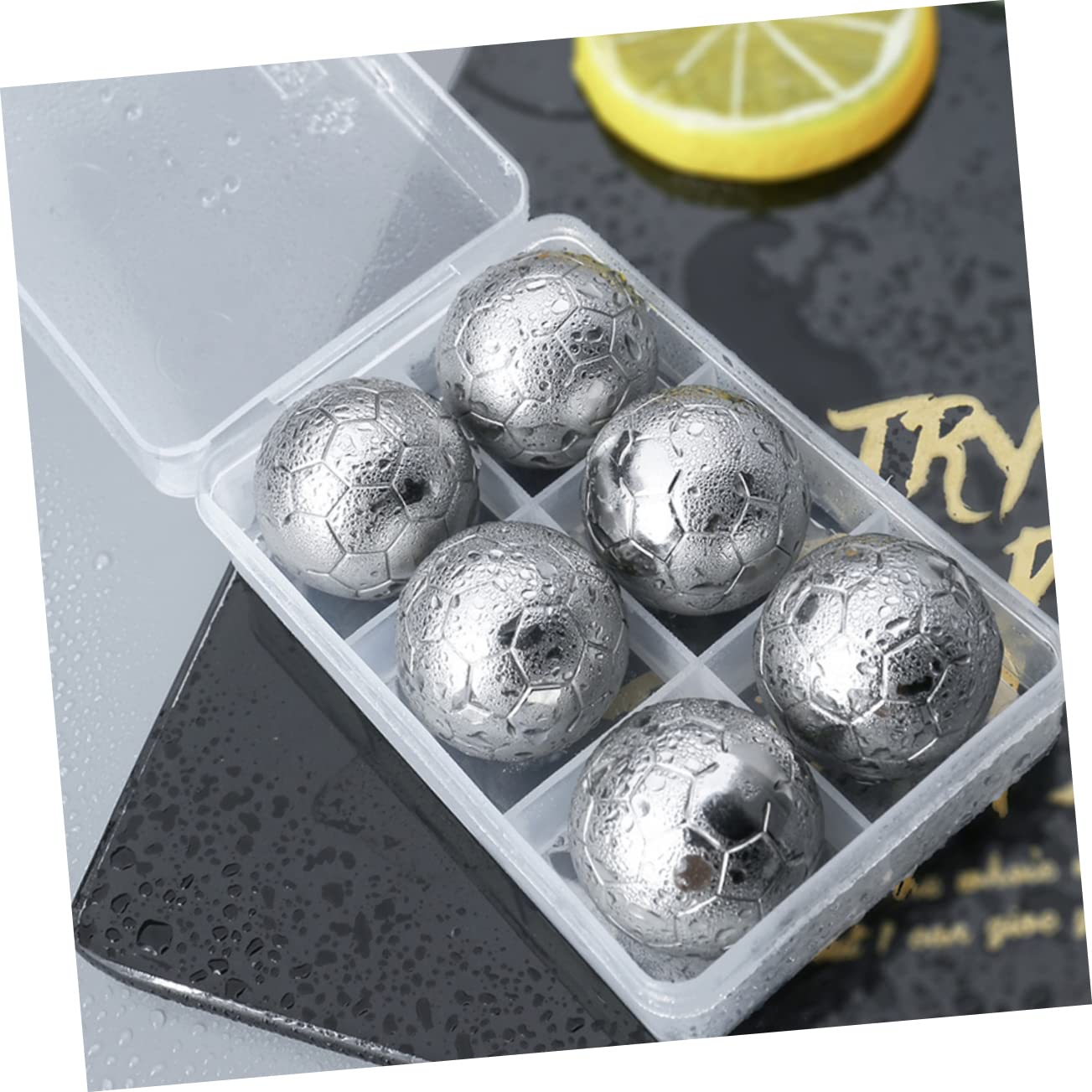 TOPBATHY 2juegos De Reutilizables De Inoxidable Whisky De Enfriadores De Bebidas Para Bar y Sin Olores
