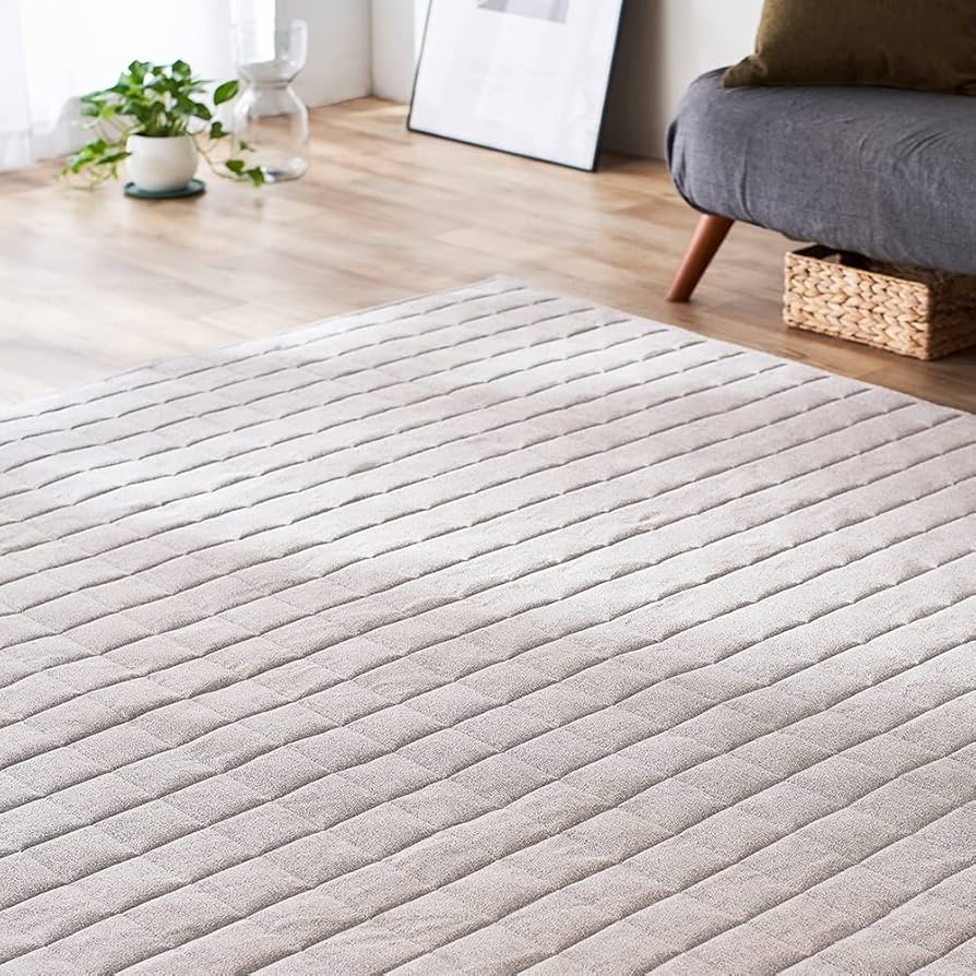 Amazon｜アイリスオーヤマ 通気性・吸湿性に麻混ラグでさらっと