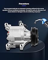 Vista 198 de ECCPP Compresor de CA 1997-2003 apto para Mitsubishi Montero Sport 3.0L 1999-2004 para Mitsubishi Montero Sport 3.5L Compresor de aire acondicionado