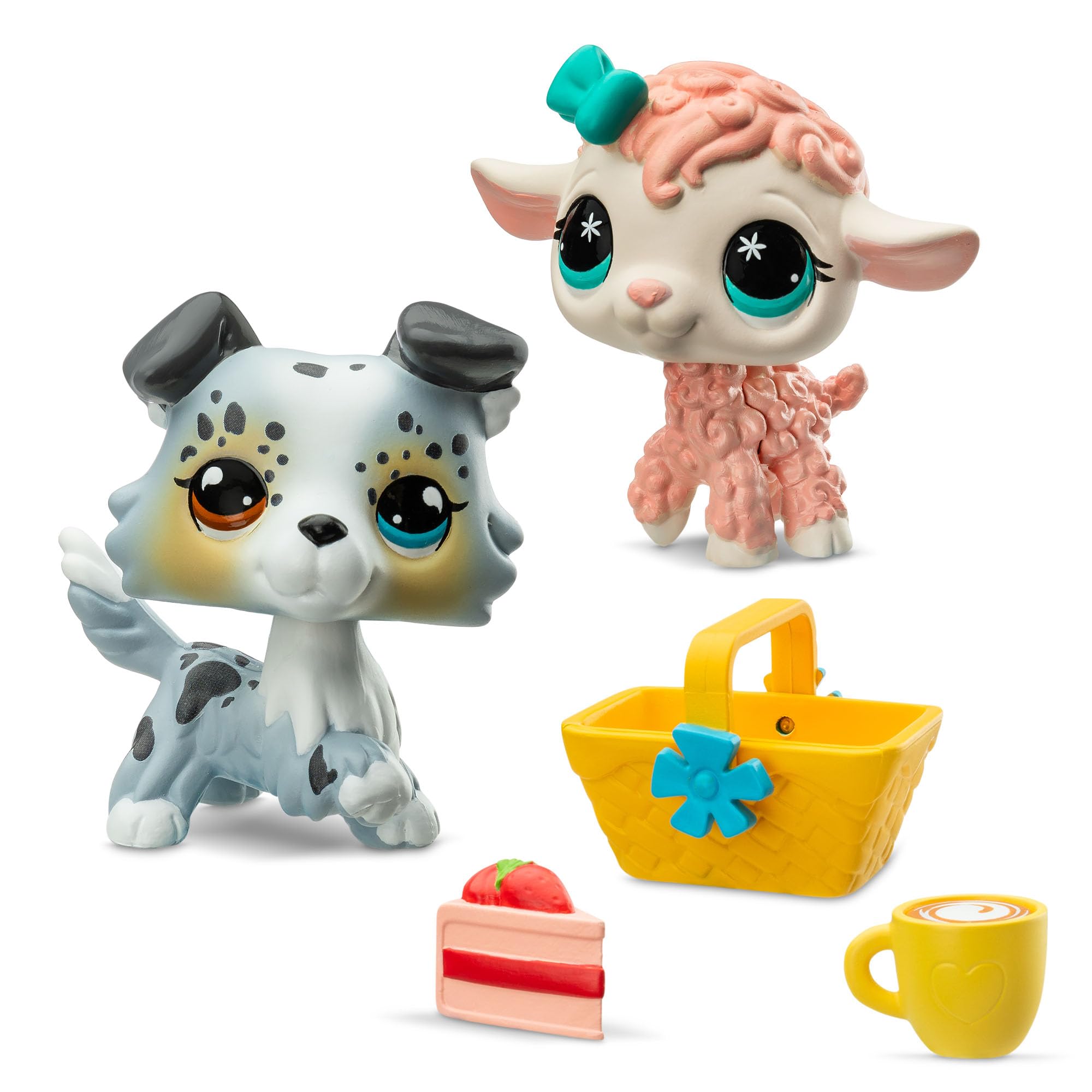 Littlest Pet Shop Lot de 2 paires d'animaux de compagnie série 4