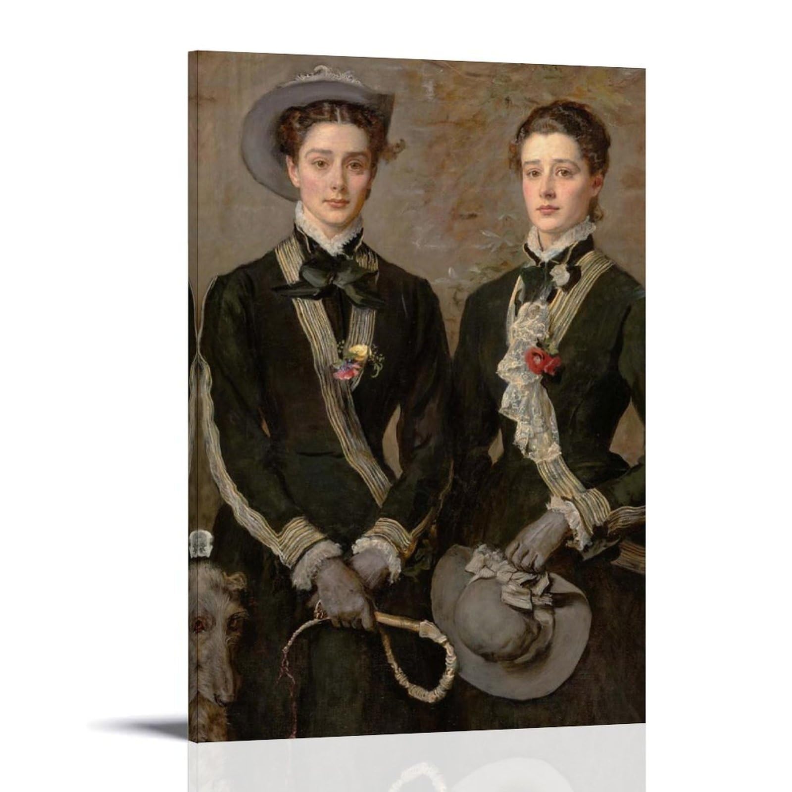 Impression sur toile Millais chef-d'œuvre encadré finition luxe - 8