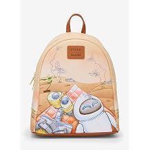 Loungefly Disney Pixar WALL-E EVE Daydreaming Mini Backpack BROWN NONE