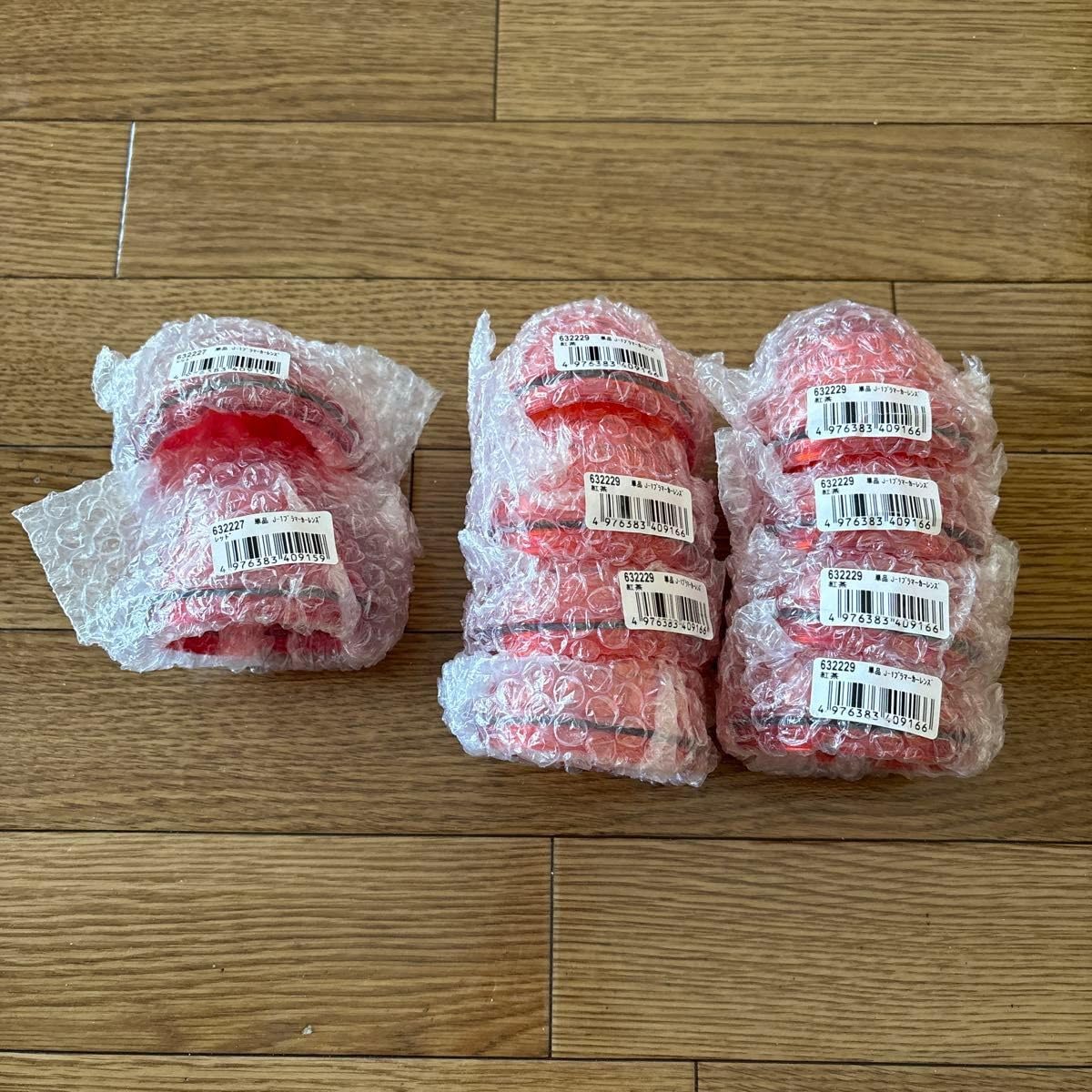 JB製煇ら対応J-1型バスマーカーレンズ レッド、オレンジ