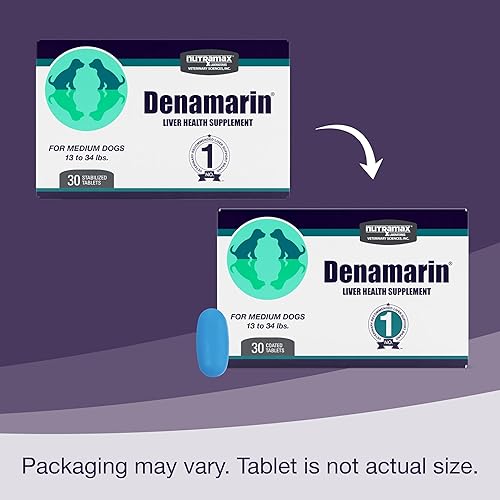 Miniatura 3 de Tabletas de denamarina para gatos y perros, de Nutramax