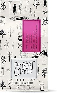 Mt. Comfort Coffee Sumatra Medium Dark Roast, 12 Ounce - Flavor Notes of Butterscotch and Chocolate - Sourced From Small, Indonesian Coffee Farms - Roasted Whole Beans