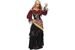 Forum Women's Fortune Teller Costume, Occult Enchantress Outfit, Halloween Witch Costume