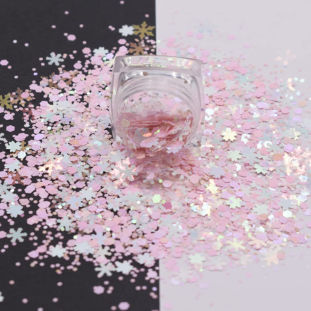 10 Grams/Pack - Christmas Holiday Mixes Series Glitter - Festival Rave Nail Art Tumbler Decoration XM07
