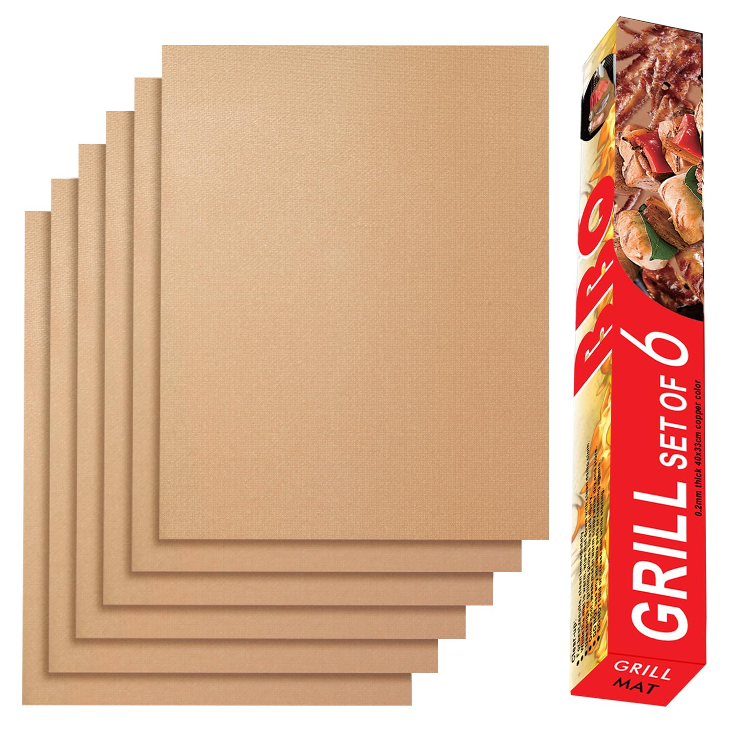 Tapis de barbecue en cuivre pour réussir vos soirées grillades en famille sans frotter