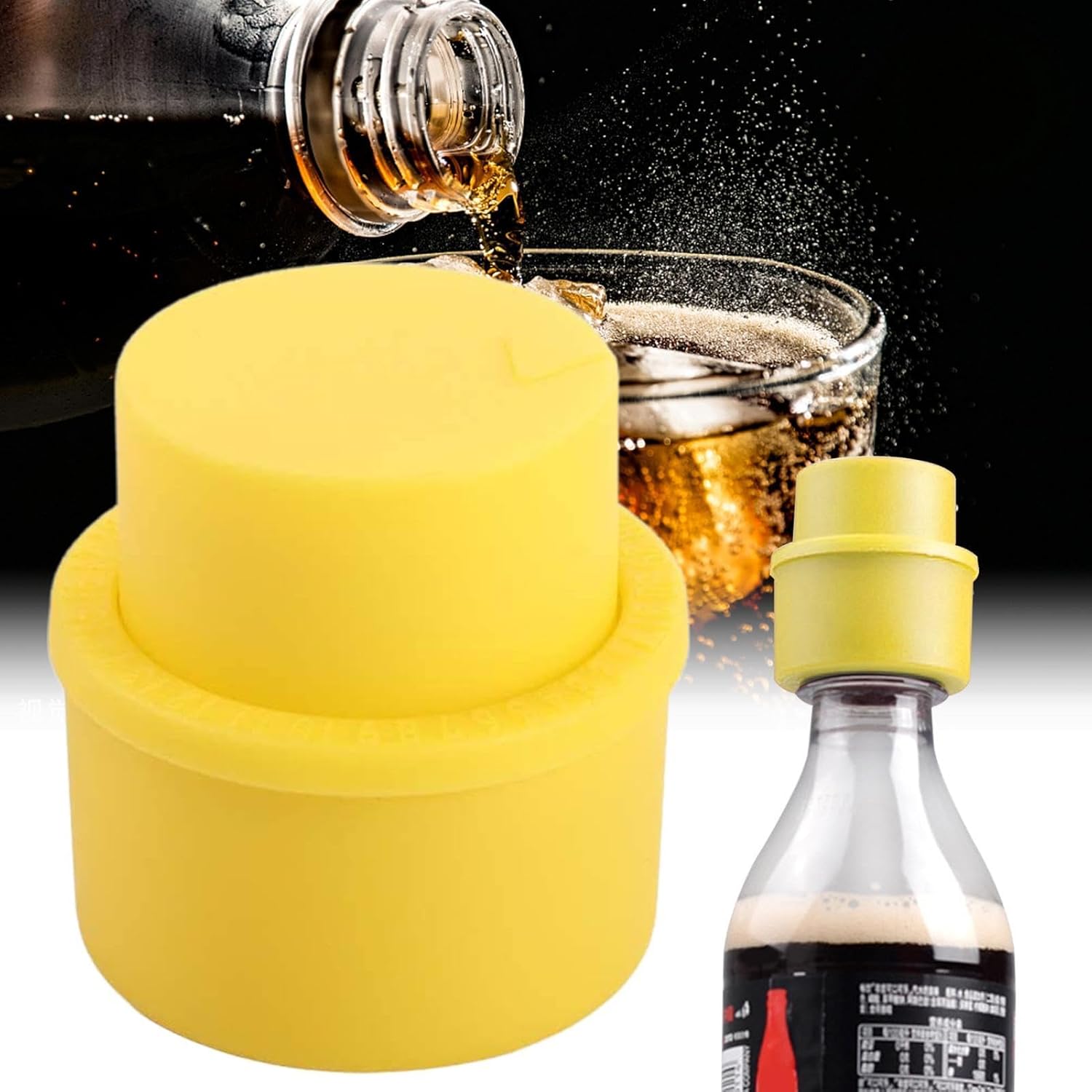 ソーダストッパー ボトルキャップ 瓶、ドリンクカバーセーバー、ソーダボトルポンプ蓋、炭酸飲料 キャップ 、再利用可能 缶カバー いろいろな缶に適用、ソーダフィズキーパー、再利用可能な飲料ボトルカバーストッパー、ペットボトル 炭酸抜け防止キャップ