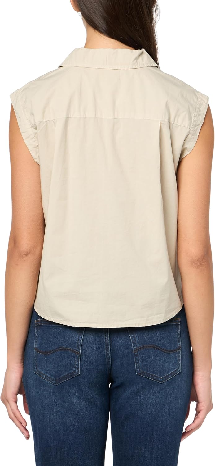 Velvet by Graham & Spencer Womens Florence Cotton Poplin Blouse - Image 2