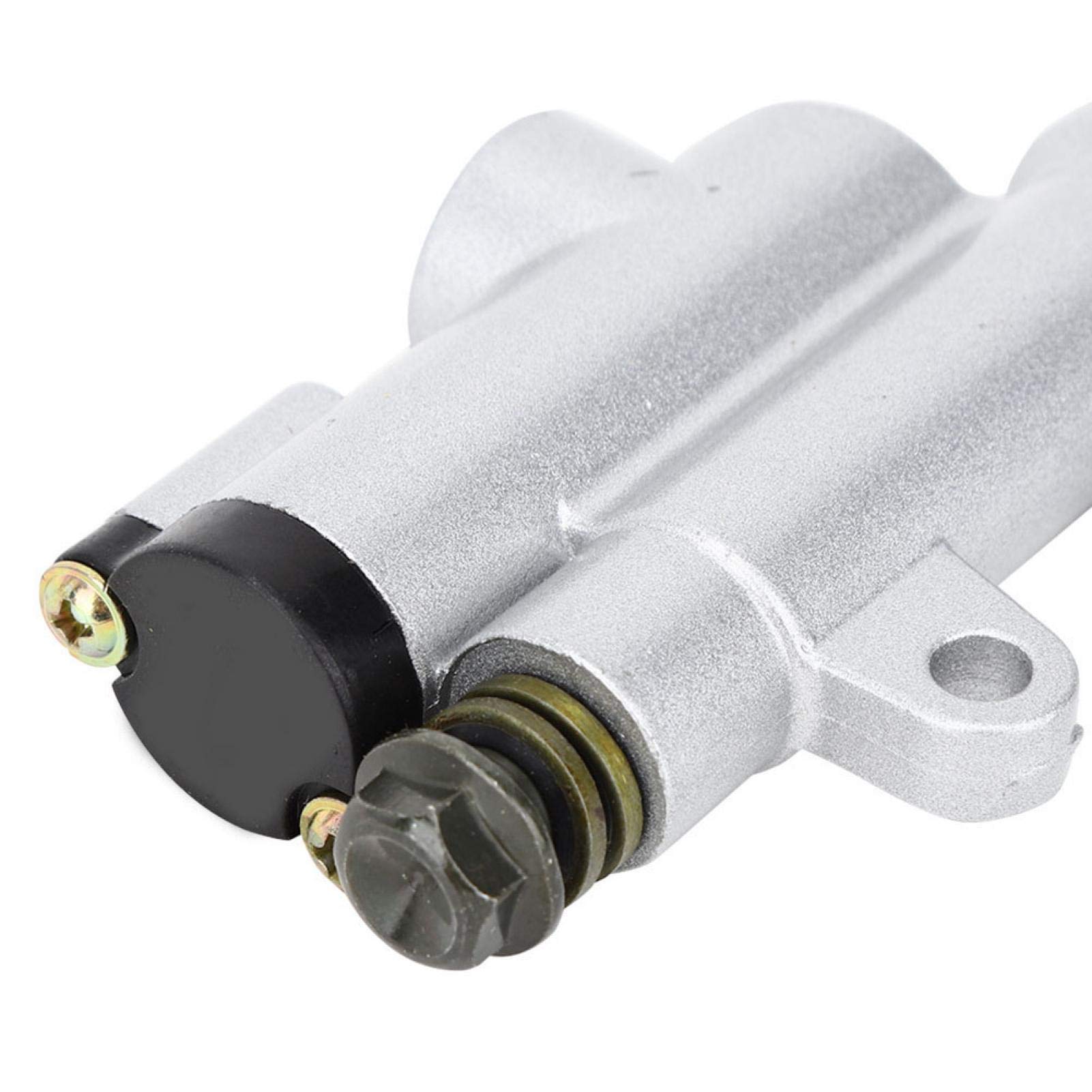 Uniwersalny Tylny Cylinder Hamulca Tylnego Hamulca Nożnego Hydrauliczna Pompa Cylindra Głównego do Motocykla ATV Dirt Bike(white)