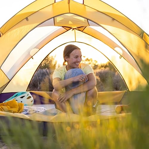 Vista 6 de HEST Almohada de camping - Resistente a la temperatura, espuma viscoelástica, almohada de viaje plegable