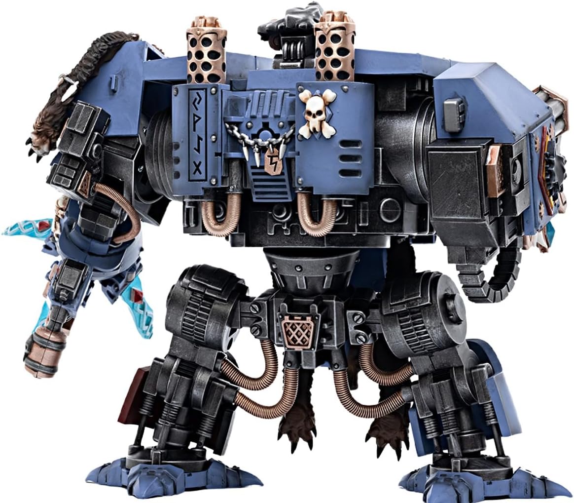 JOYTOY Bjorn The Fell-Handed Warhammer 40K 1/18 Action Figures Space Wolves Bjorn The Fell-Handed Collectible Model Birthday Gifts Warhammer Series Model