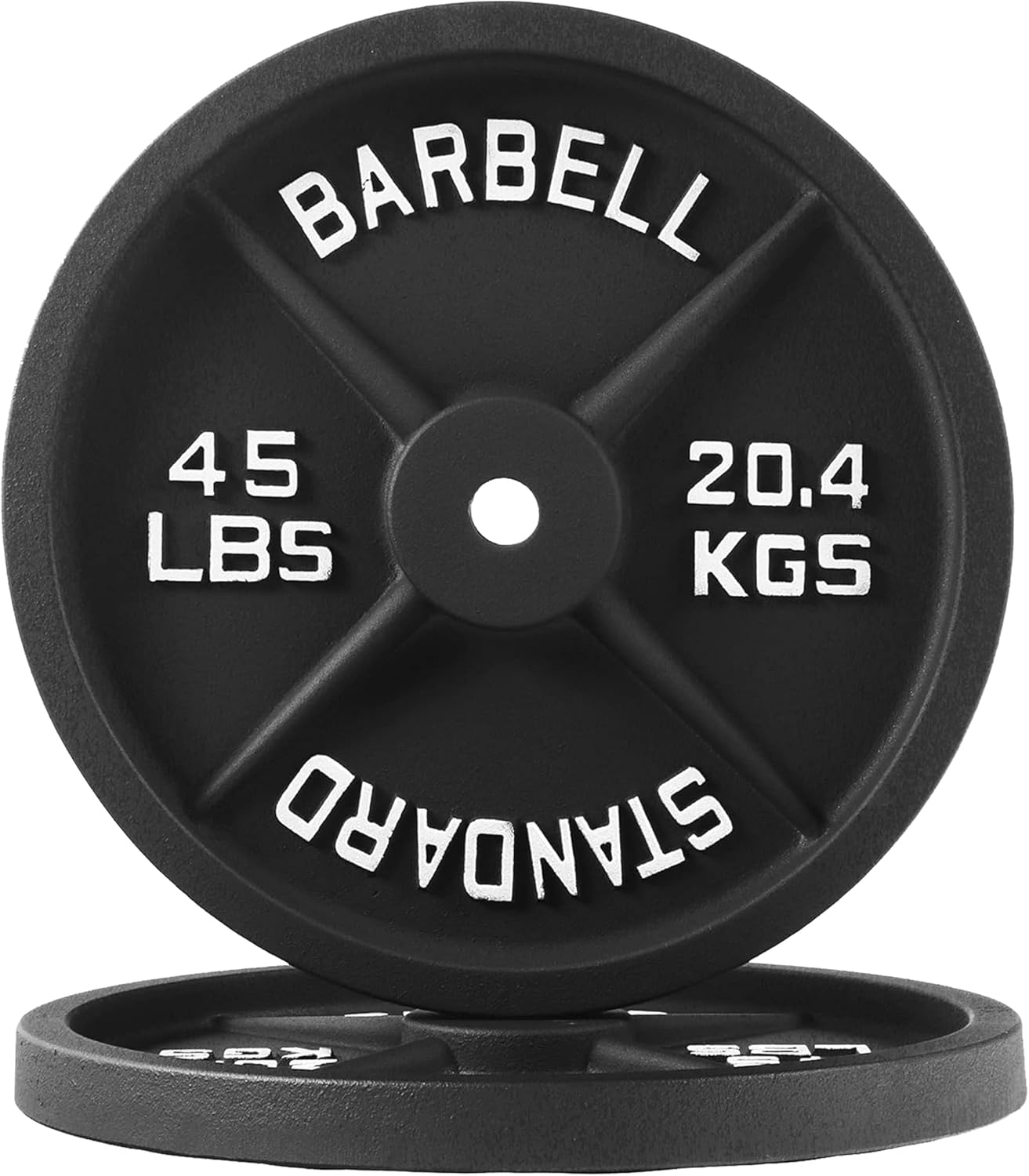 1-Inch Standard Cast Iron Weight Plate for Strength Training  Weightlifting, Multiple Sizes
