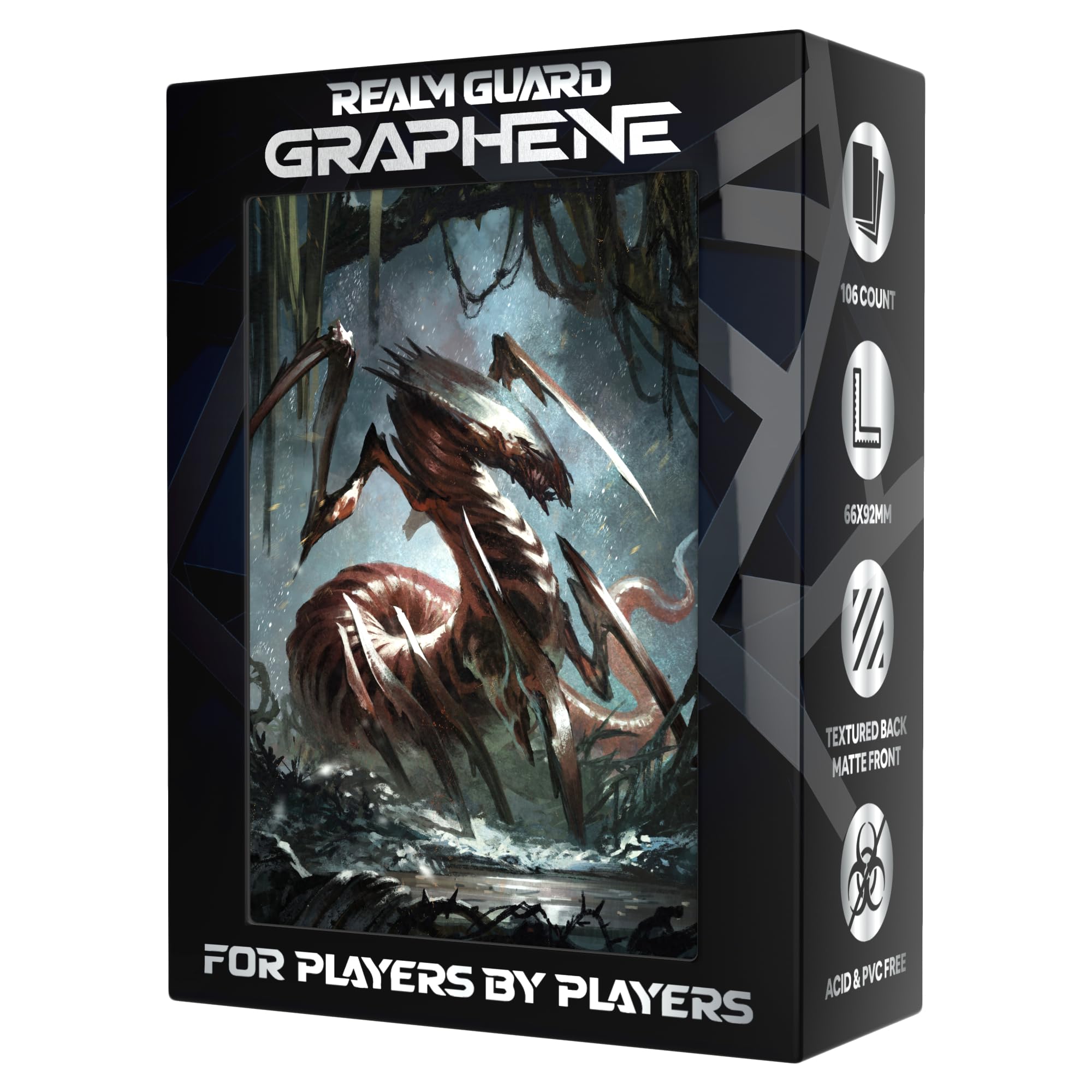 Amazon.com: Realm Guard Graphene -100ct Textured Matte TCG/MTG Art