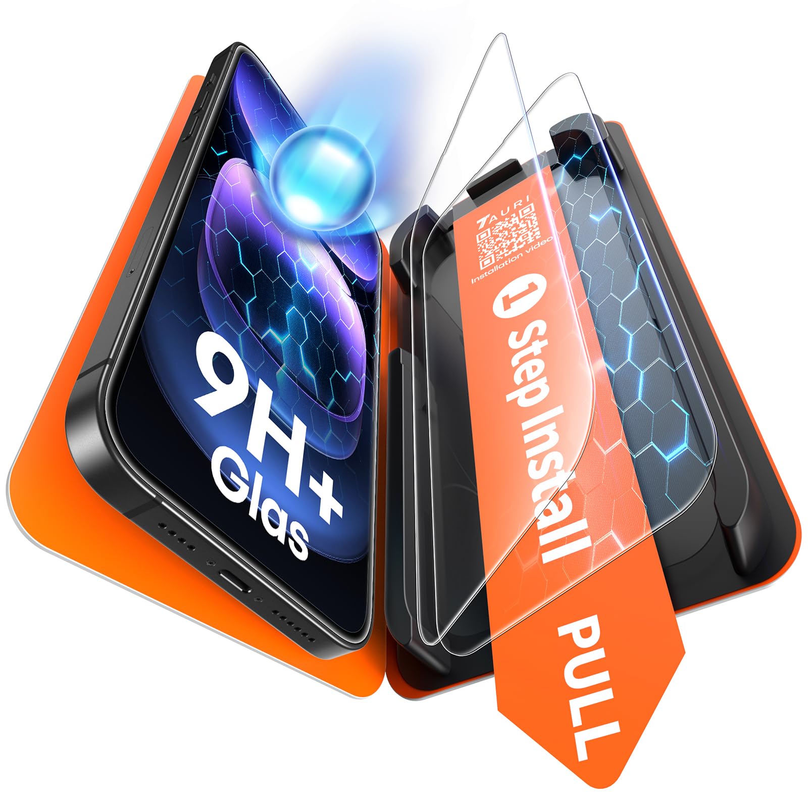 Photo 1 of TAURI Screen Protector for iPhone 17E (2 Pack)