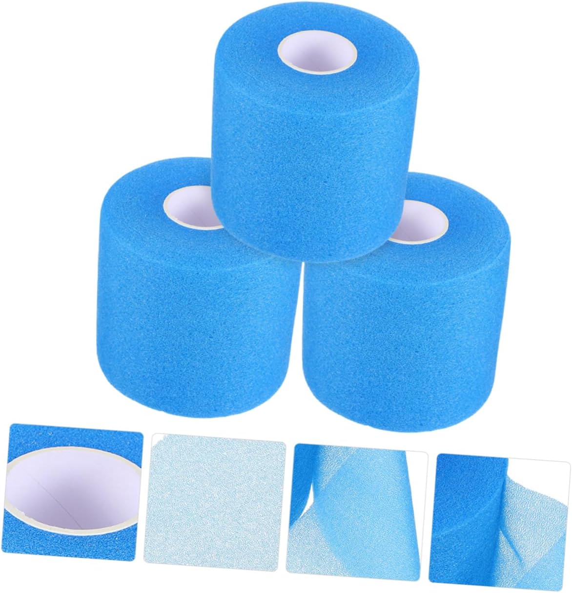 BESPORTBLE 6 Rolls Sports Shock Absorbing Belt Athletic Tape Glue Tape Boxing Tape for Hands Wraps for Sports