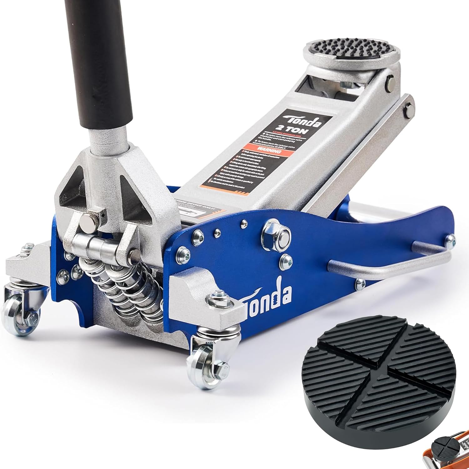 TONDA Floor Jack, Low Profile 2 Ton Hydraulic Aluminum and