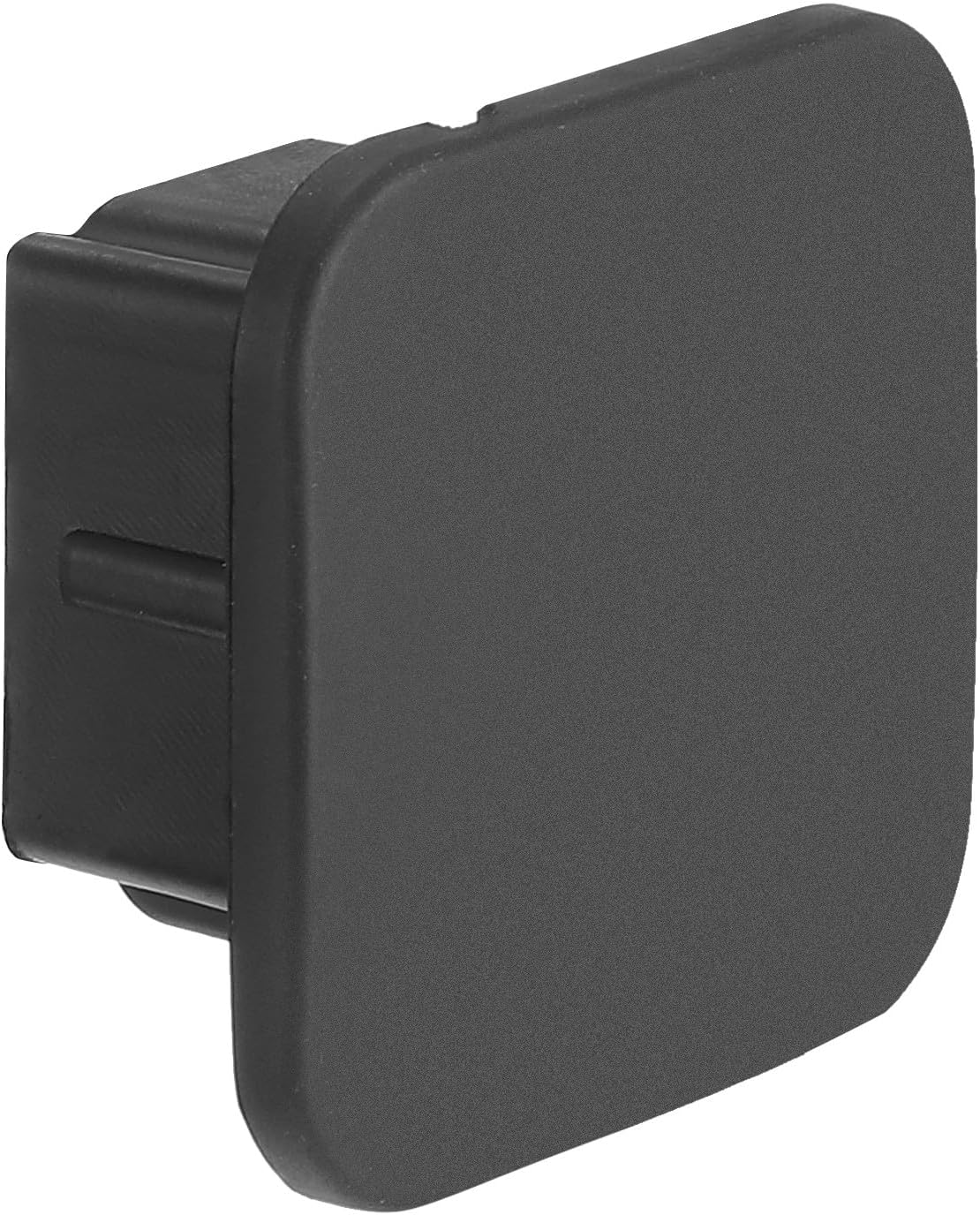 2 Pack Trailer Hitch Cover Tow Receiver Tube Plug Black Rubber 3.14 X 2.99 X 1.57 Inch Sturdy Dustproof Protection for Vehicle Towing Accessories