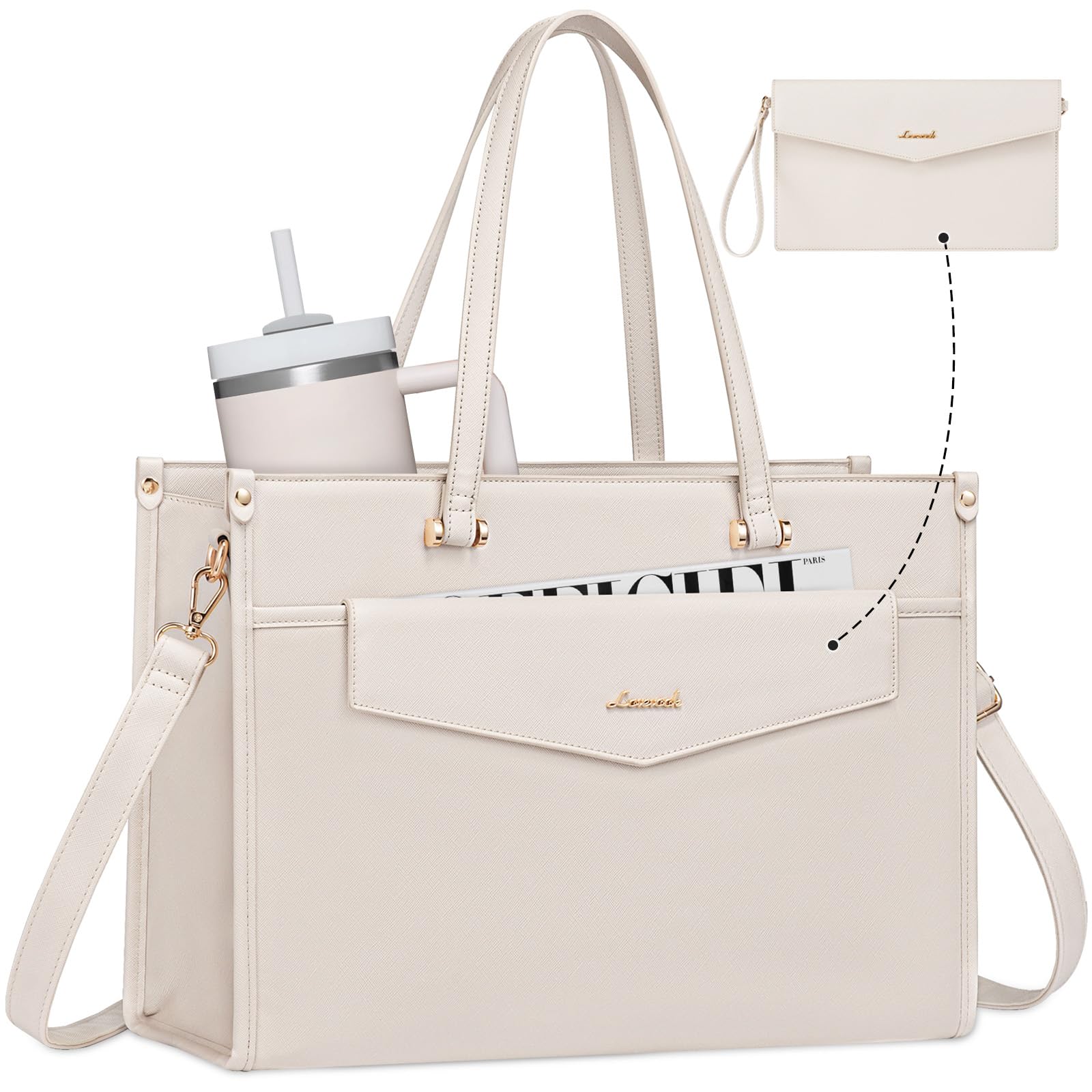 LOVEVOOK 2-in-1 Laptop Tote