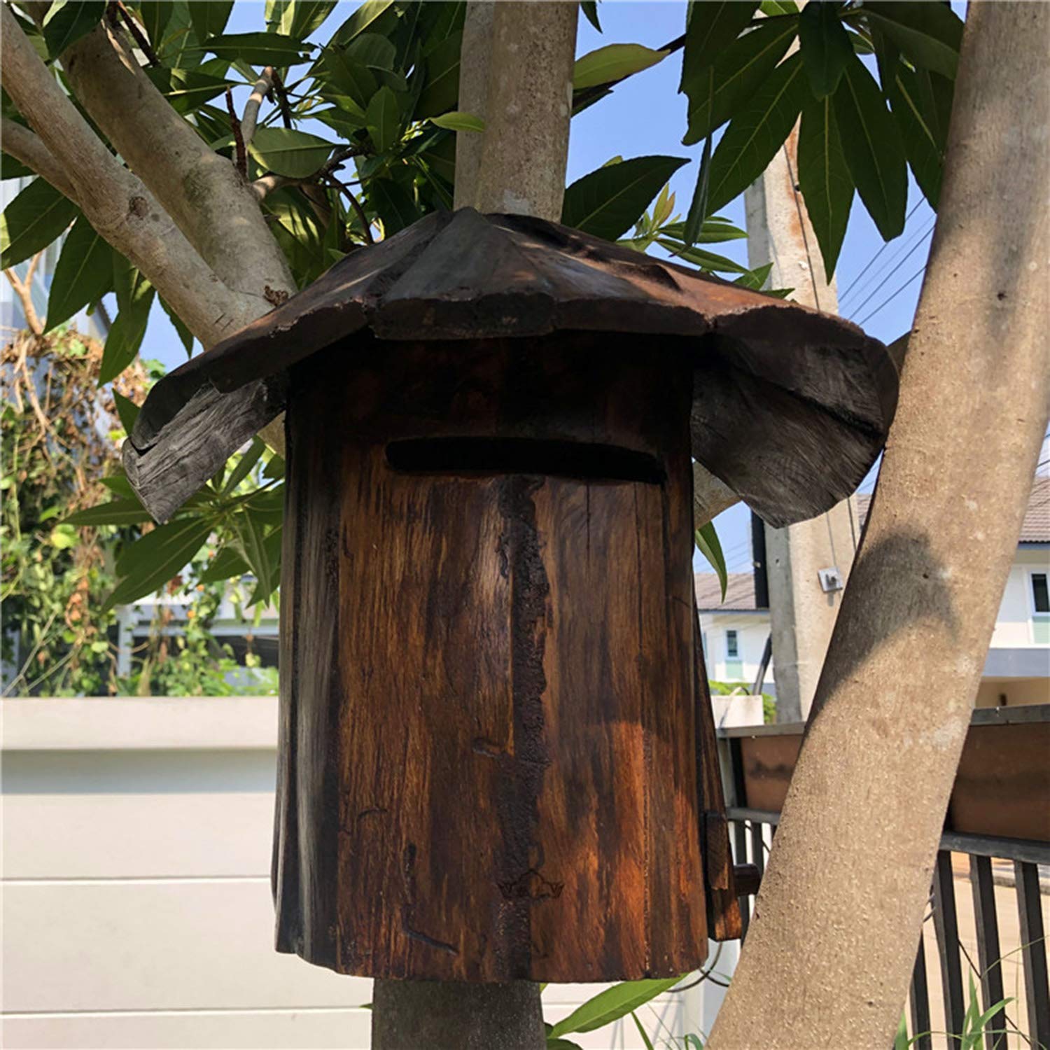 新品未使用80'S日本製source house mail box レザースタジ Amazon.co.jp: Solid Wood Handmade Mailbox, House Shaped Wall