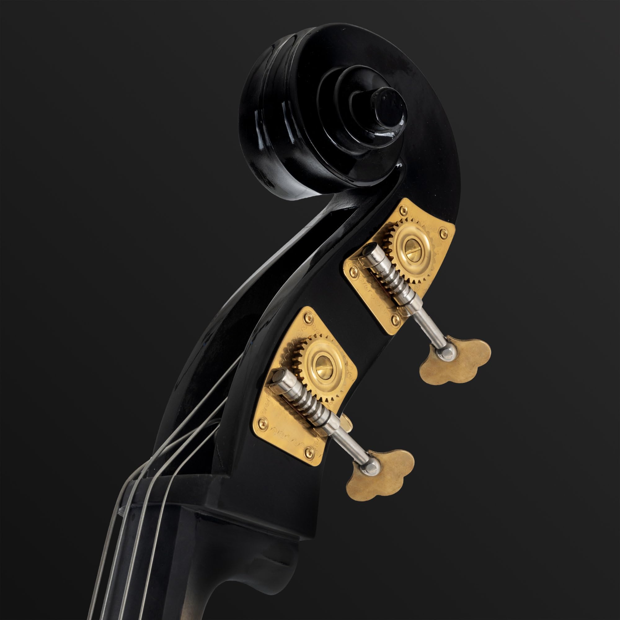 Classic Cantabile DBP-120BK 3/4 Contrabajo, Tapa de pícea laminada | Talla 3/4 (corresponde a la talla habitual para contrabajistas adultos), Fondo y aros de arce laminado, Mástil: arce, 6 kg