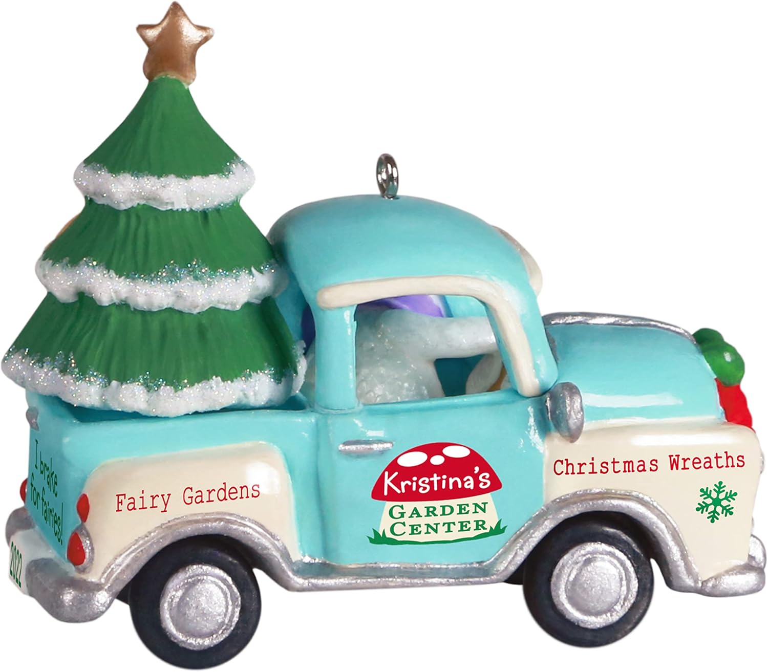 Hallmark Keepsake Plastic Christmas Ornament 2022 Year-Dated, Holiday Parade Garden Center Truck - Image 2