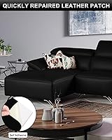 Vista 5 de Parche de reparación de cuero Numola, parche autoadhesivo para sofás, asientos de automóvil, sofás, bolsos, chaquetas