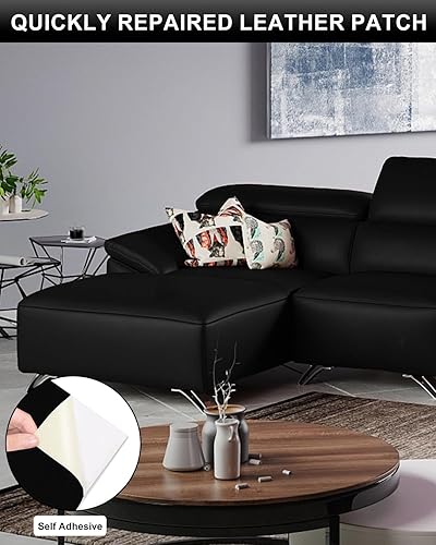 Miniatura 5 de Parche de reparación de cuero Numola, parche autoadhesivo para sofás, asientos de automóvil, sofás, bolsos, chaquetas