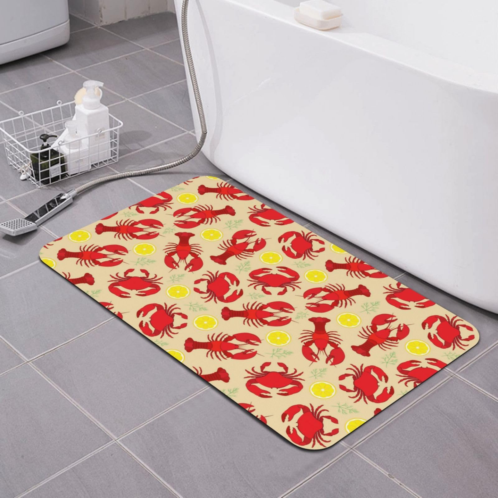 Tapis de douche antidérapant diatomée séchage rapide cuisine
