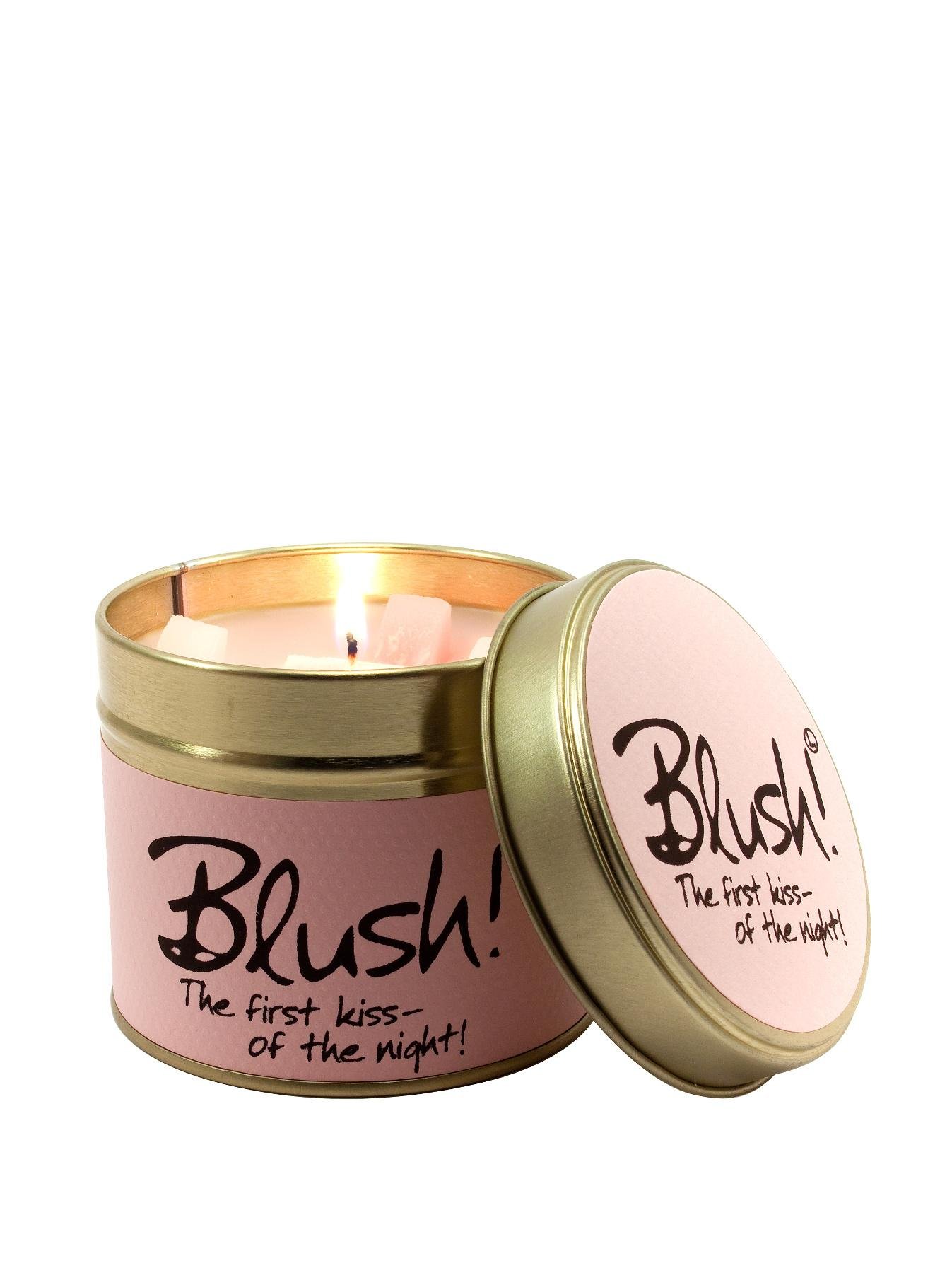 Lily-Flame Blush Tin Candle