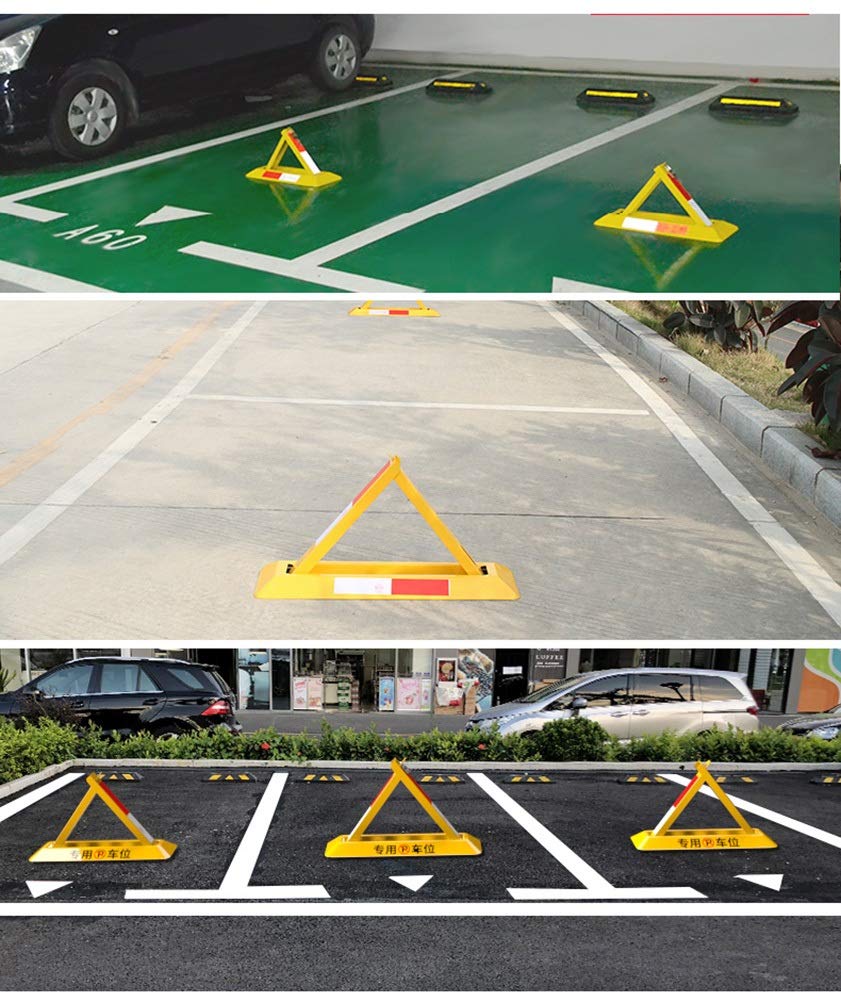 Barriera per vialetto, protezione per parcheggio, blocco per parcheggio facile da installare, proteggi il tuo posto auto