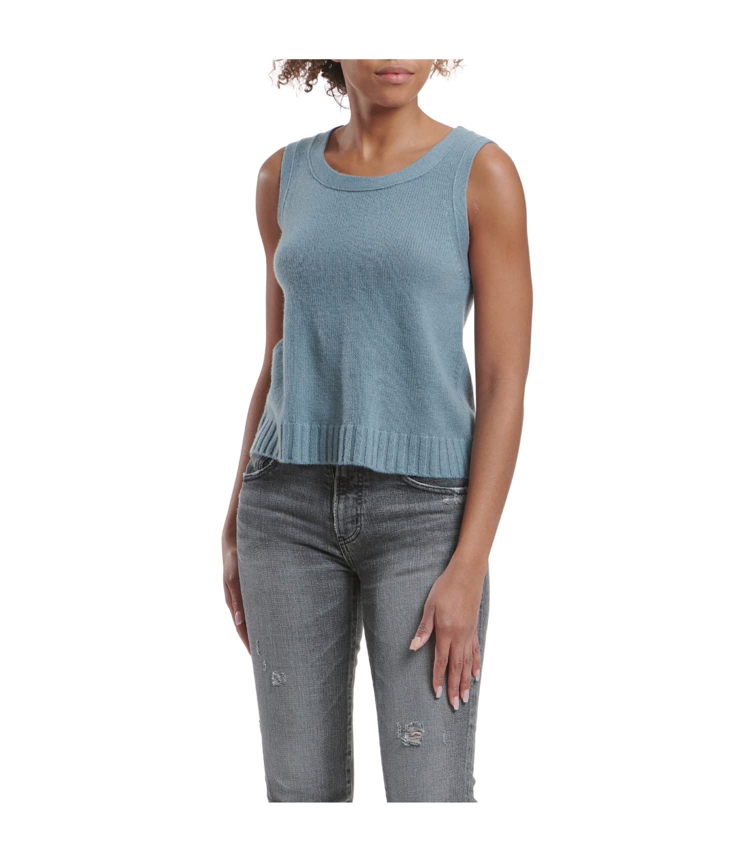 Splendid Womens Carmella Sleeveless Sweater Tank