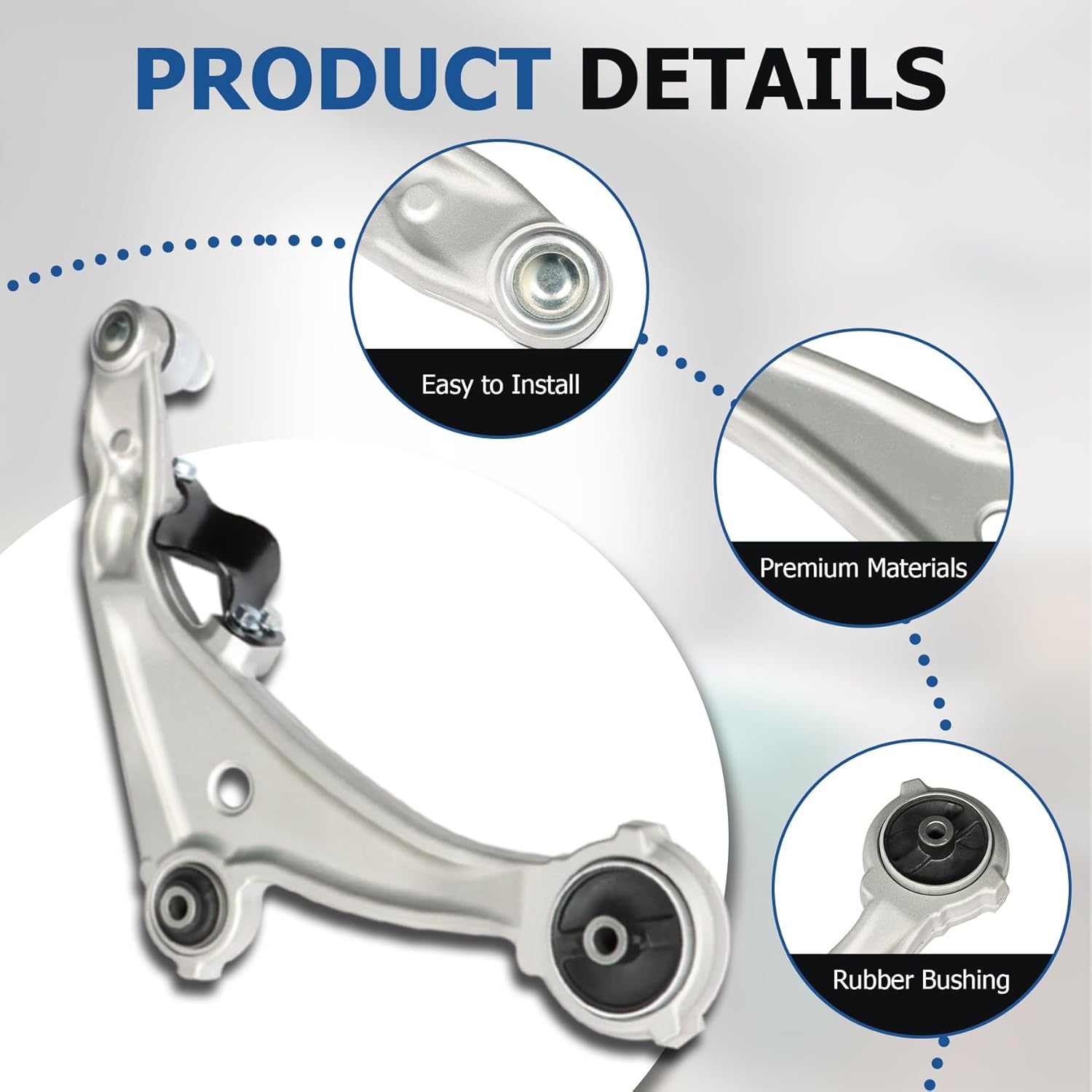 WFLNHB 10PCS Suspension Kit Control Arms Replacement for Nissan Altima 2007-2013