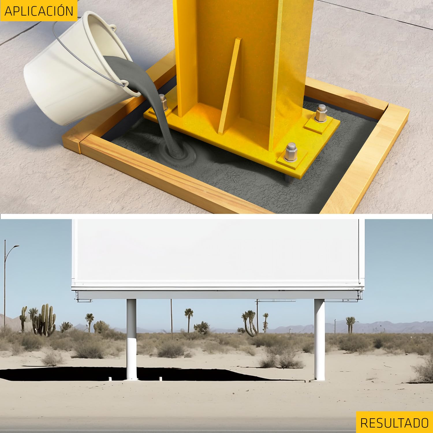 SIKA - Mortero de alta resistencia - SikaGrout 340+ - Mortero de anclaje, relleno de cavidades, reparación de hormigón, base de maquinaria, autonivelante, baja huella de carbono - 25 kg