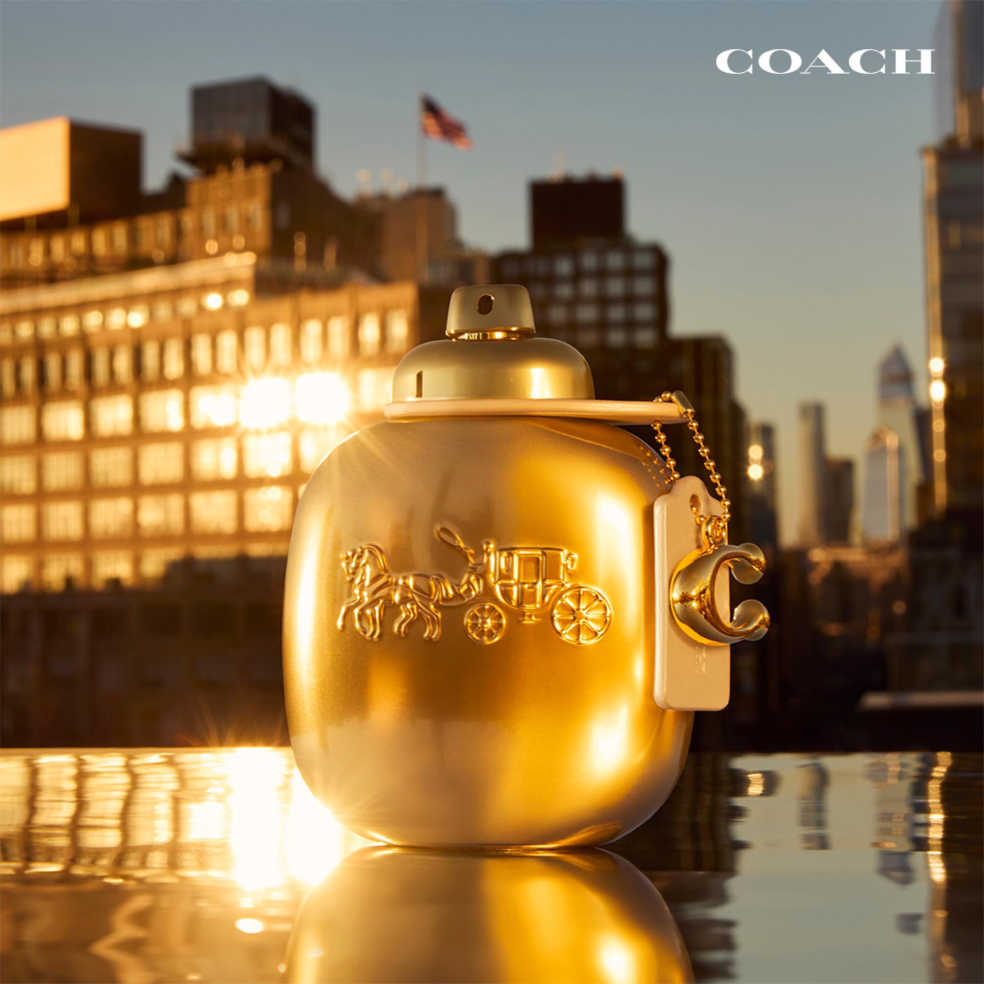 Coach - Gold Parfum - Women's Perfume - Floral & Fruity - With Notes of Rose Water, Pink Peppercorn & Vanilla