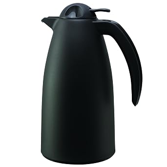 Service Ideas ALPH10BL Alpha Carafe, 1 L, Polyproplyene Plastic, Black